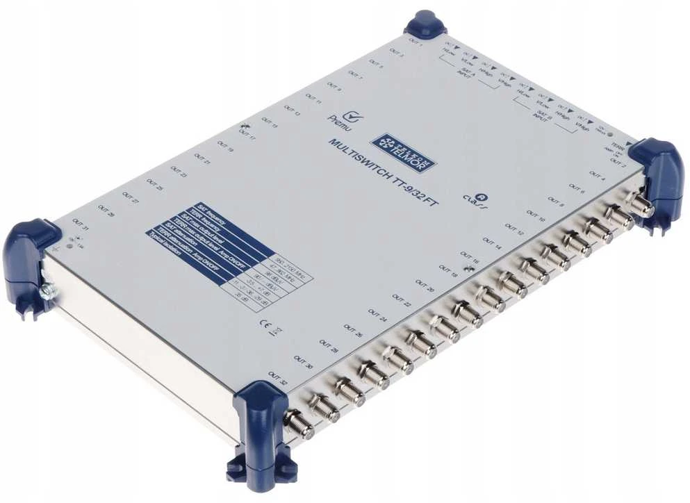 MULTISWITCH TT-9/32-FT-PREMU 9 ĮĖJIMAI / 32 IŠĖJIMAI PREMU TELMOR
