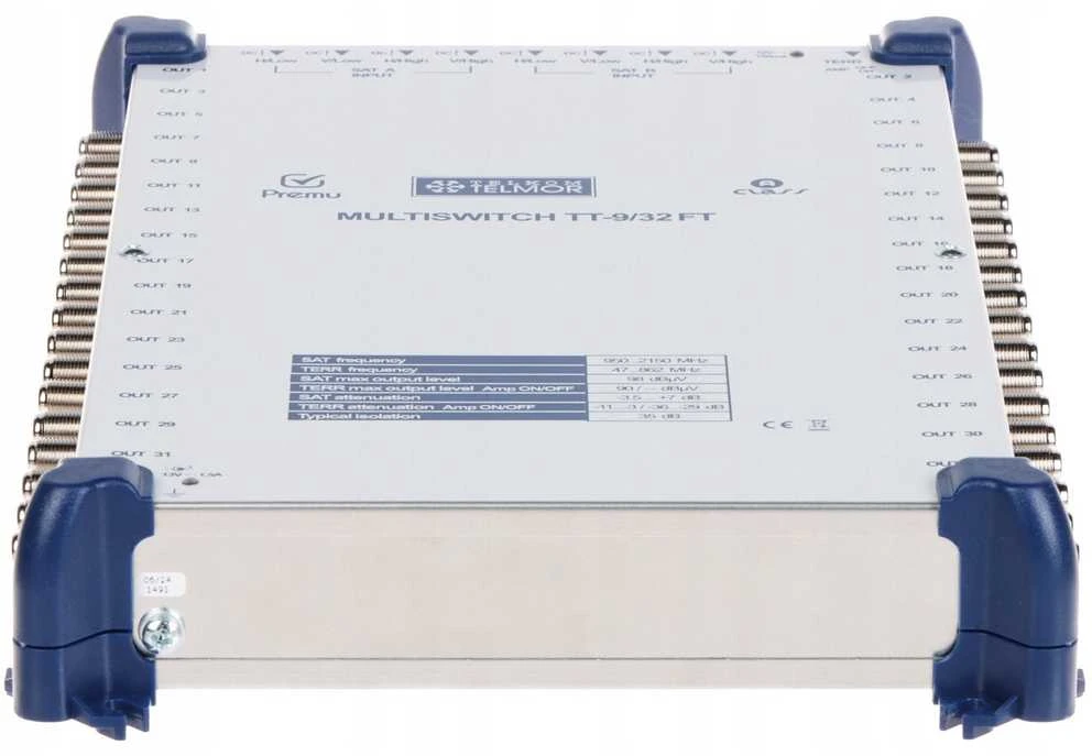 Triax MULTISWITCH TT-9/32-FT-PREMU 9 ĮĖJIMAI / 32 IŠĖJIMAI PREMU TELMOR