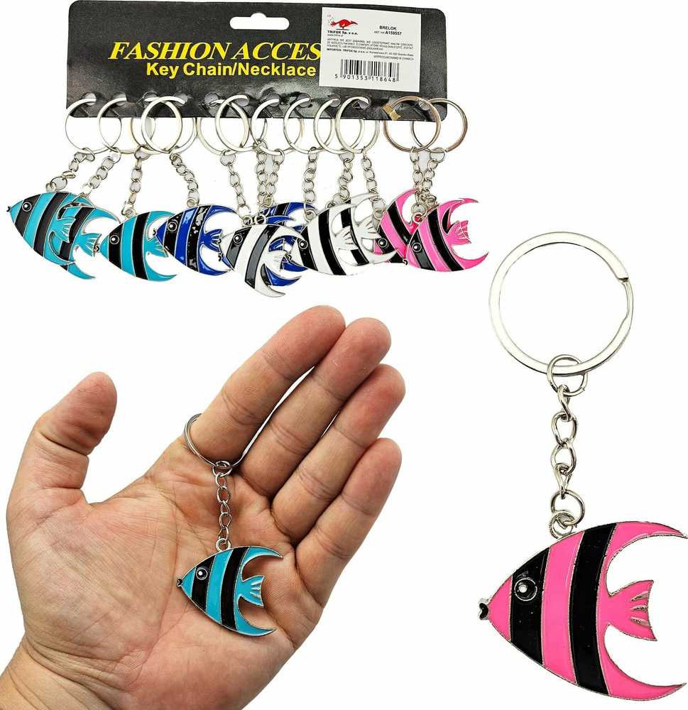 Trifox Pakabutis metalowy ryba cena za 12szt A-0751 18648