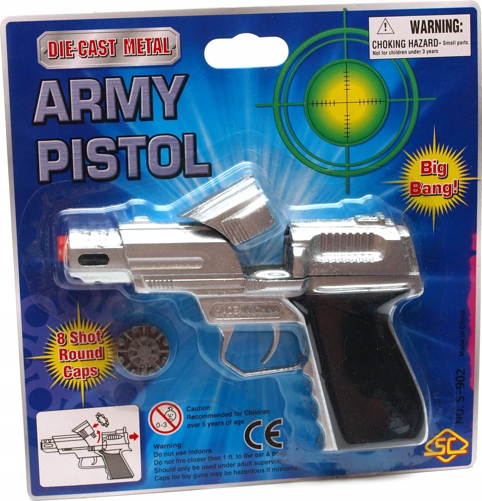 Trifox Pistolet na spłonkę metalowy A-0284 26627