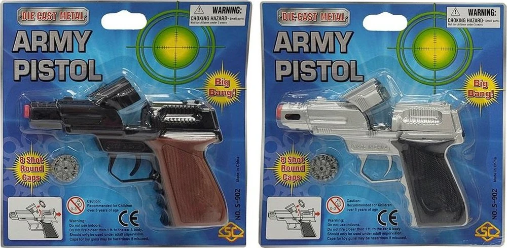 Trifox Pistolet na spłonkę metalowy A-0284 26627