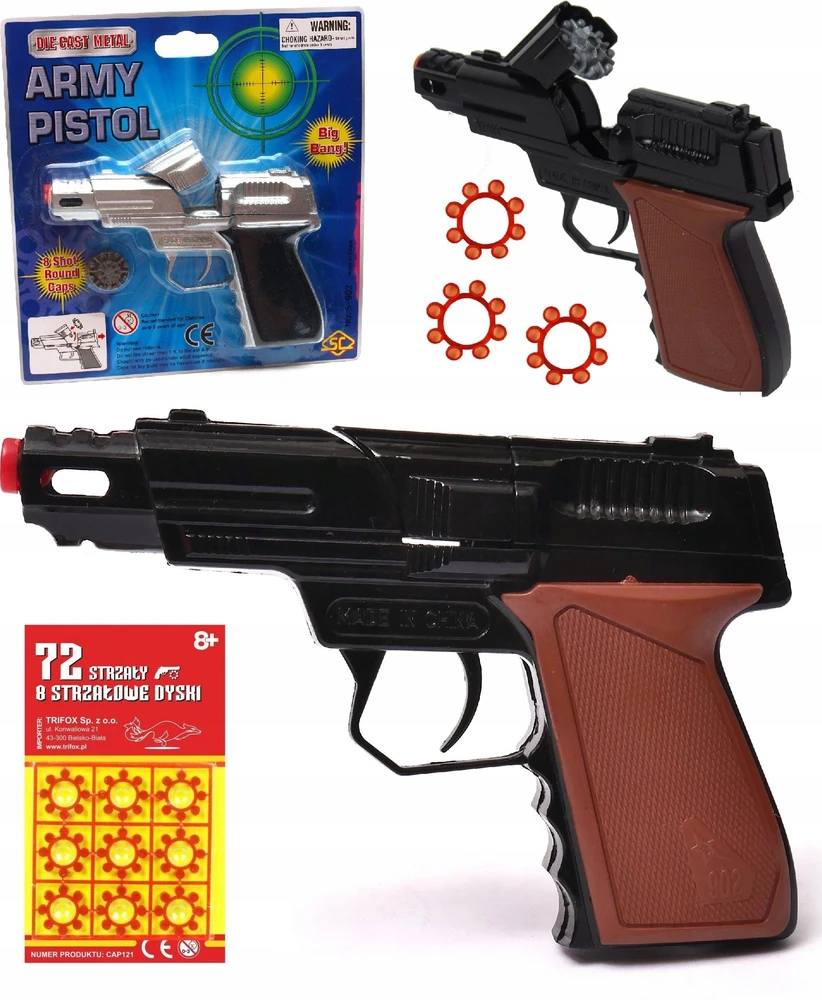 Trifox Pistolet na spłonkę metalowy A-0284 26627