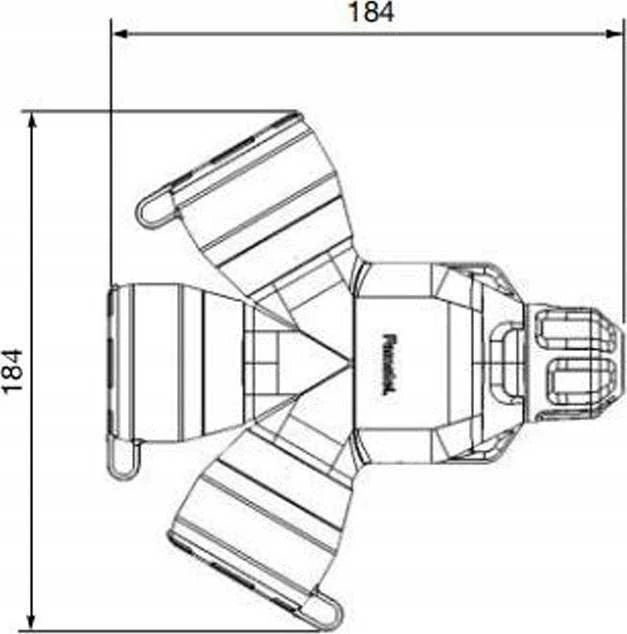 TRIGUBAS MOBILUSIS LIZDAS XF188G-EPN 250 V 16 A Famatel