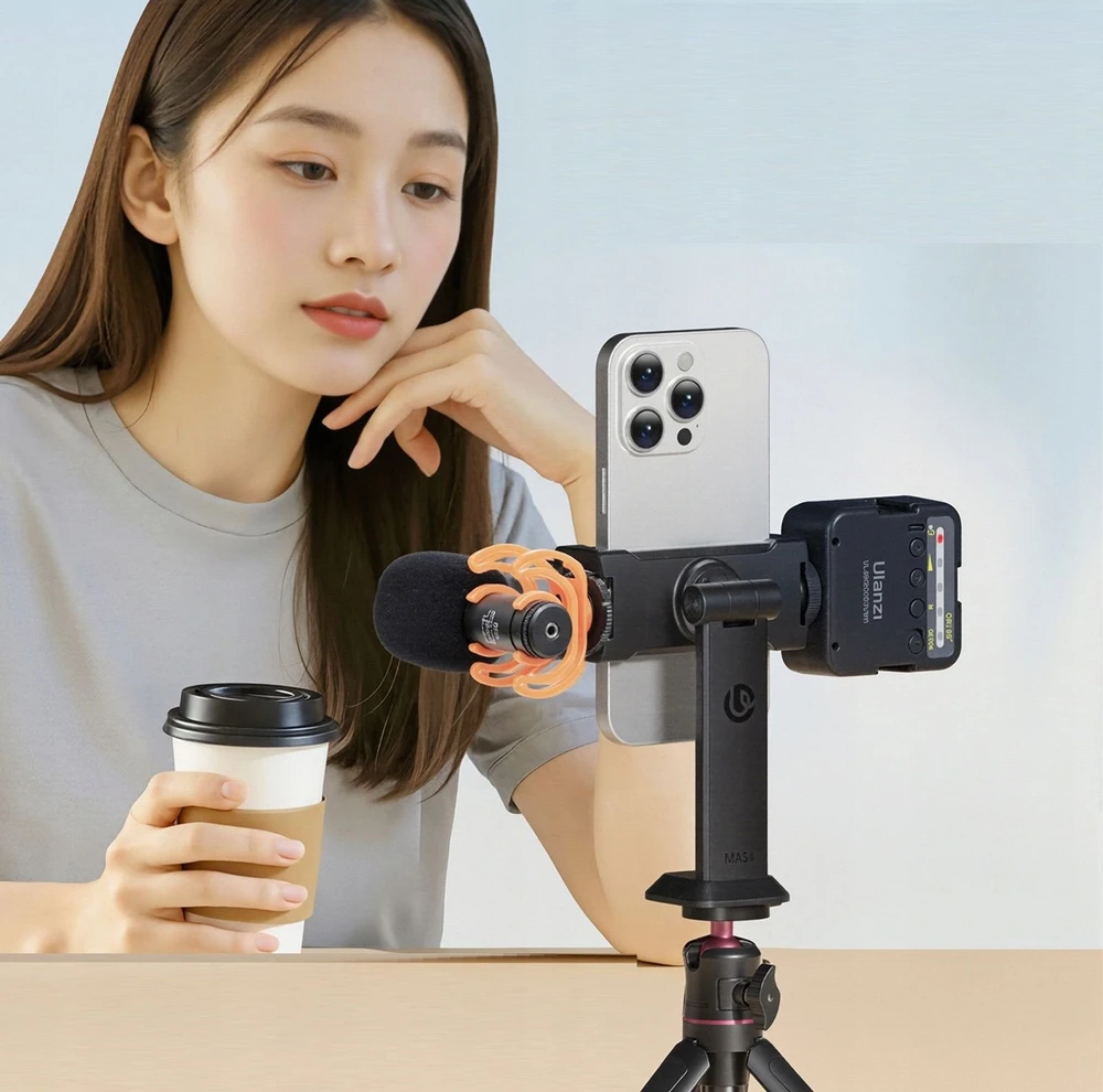 Laikiklis - Ulanzi MA54 Uka Phone Holder 60-105mm Quick Release Juodas