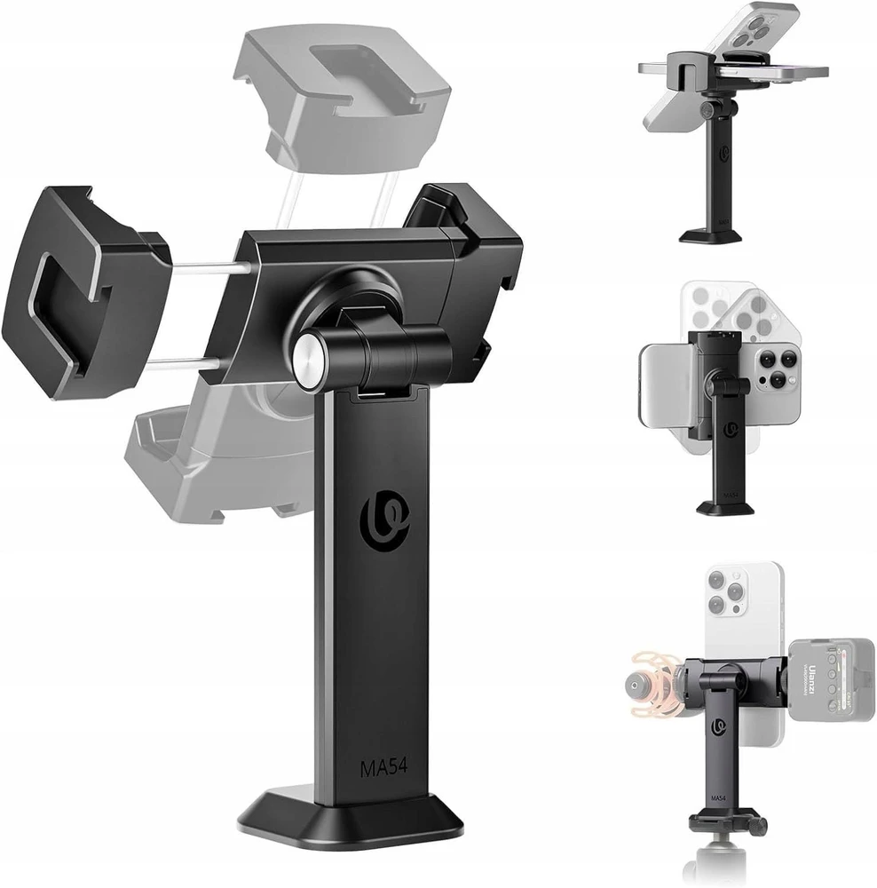 Laikiklis - Ulanzi MA54 Uka Phone Holder 60-105mm Quick Release Juodas