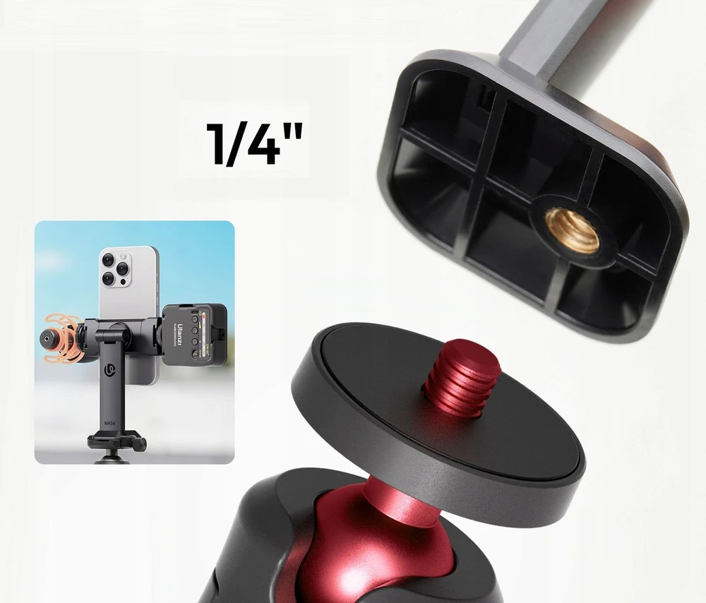 Laikiklis - Ulanzi MA54 Uka Phone Holder 60-105mm Quick Release Juodas