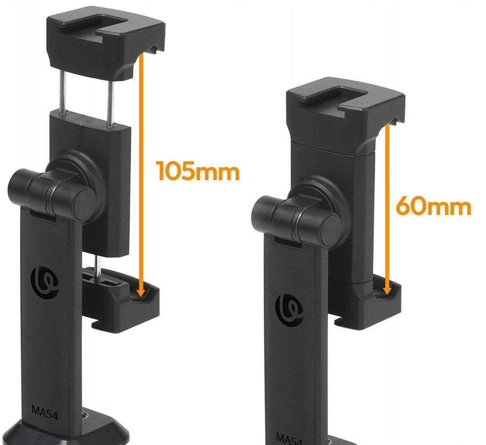 Laikiklis - Ulanzi MA54 Uka Phone Holder 60-105mm Quick Release Juodas