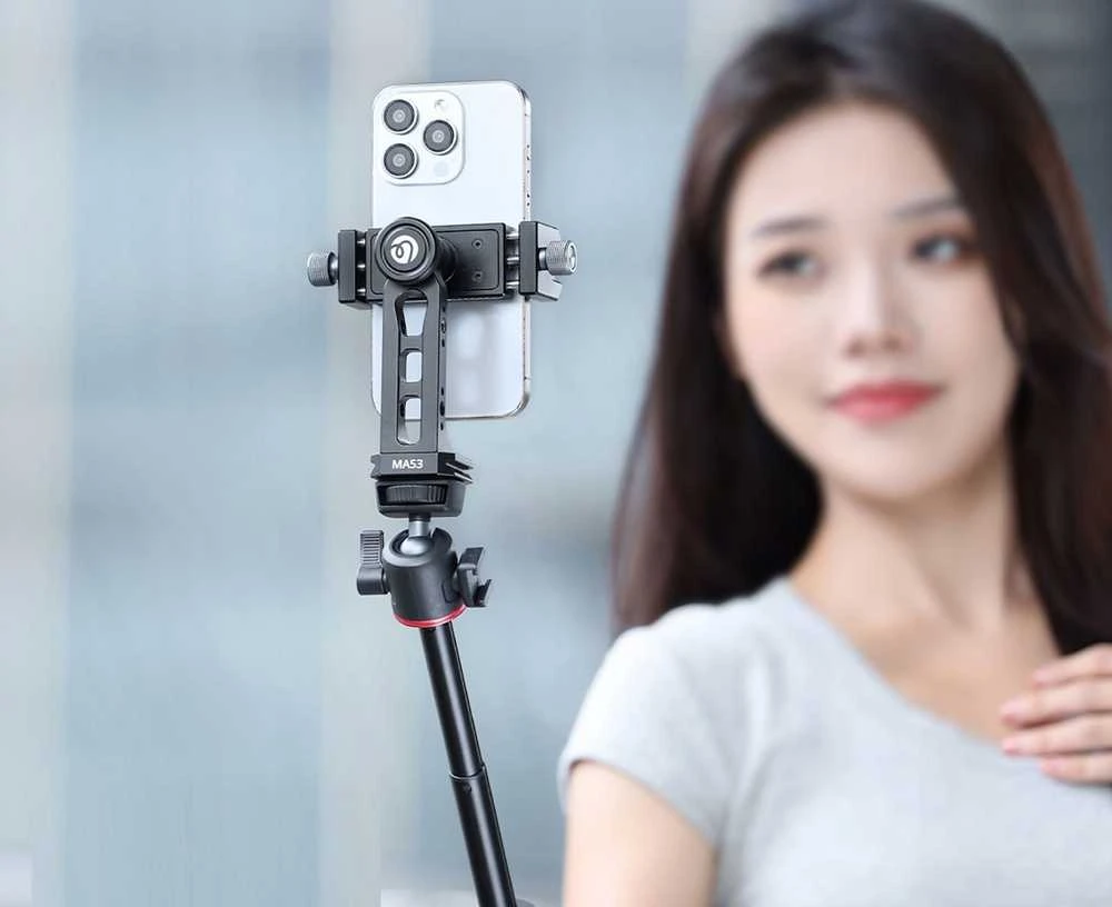 Laikiklis Na Statyw 360s 2x Iso 1/4 3/8 Arca Swiss Uka Na Telefonas / Ulanzi Ma53