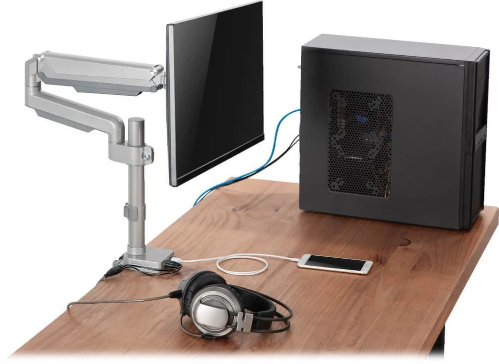 Laikiklis Tripp Lite Eaton Tripplite Series Single-Ekranas Flex-Arm Desktop Clamp
