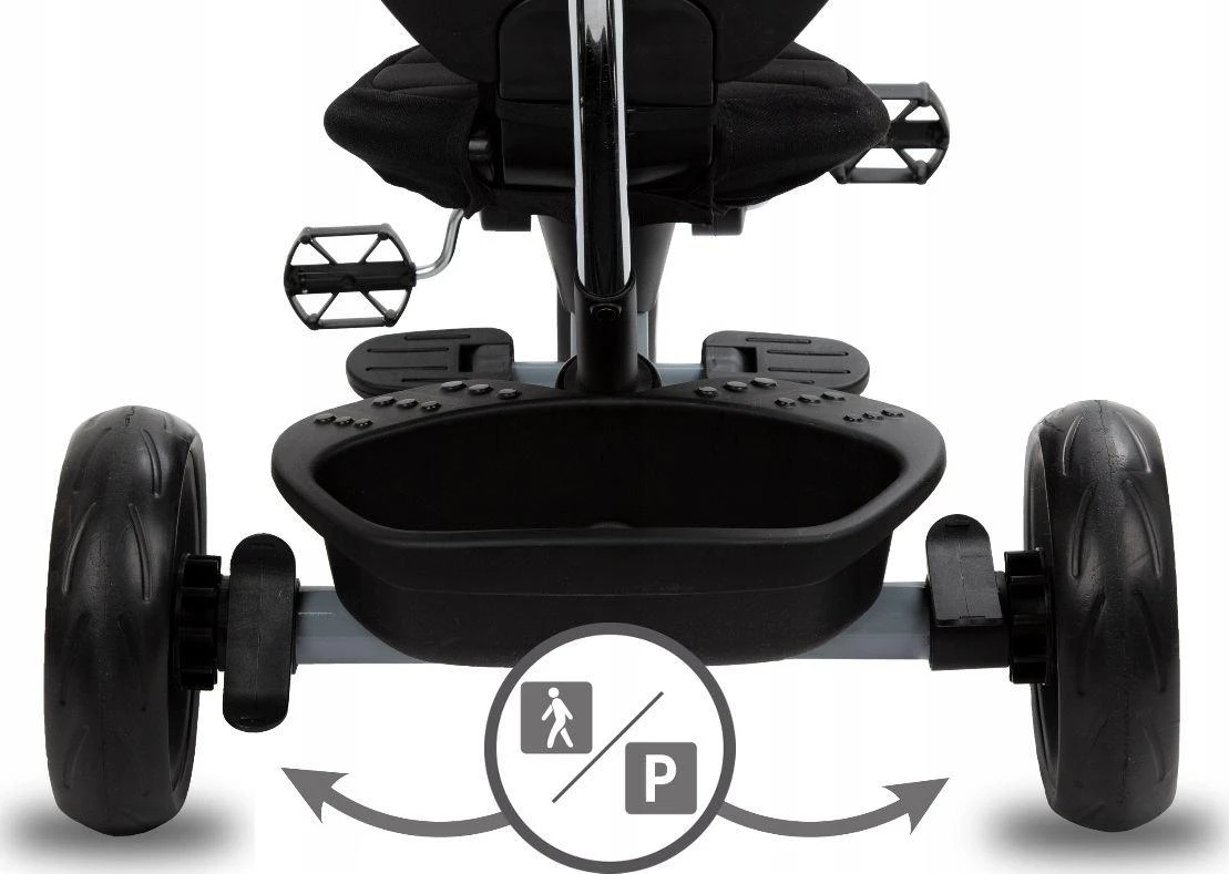 Triratukas Kidwell AXEL Titanium Pilkas