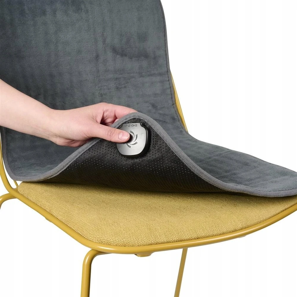 Tristar Elektrinė kėdės antklodė, 110 x 40 cm | BW-4772 | Šildymo lygių skaičius: 6 | Asmenų skaičius: 1 | Skalbiamas | Nuotolinio valdymo pultas | Vilna | 100 W | Pilkas