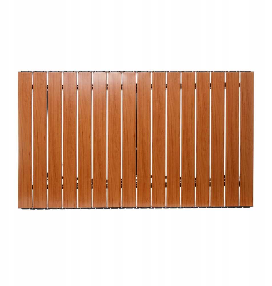 Tristar PLATINET STOVYKLAVIMO STALAS, SULANKSTOMAS, RITINAMA VIRŠUTINĖ DALIS, 93X54X50 CM, MEDIENOS SPALVOS, JUODOS KOJOS [45963]