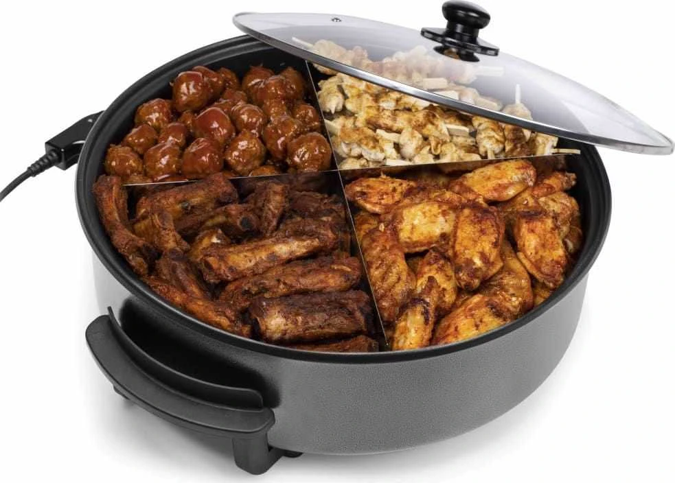 Tristar Multifunctional Grilis Pan XXL | PZ-9145 | Electric Grilis | 1500 W | Juodas