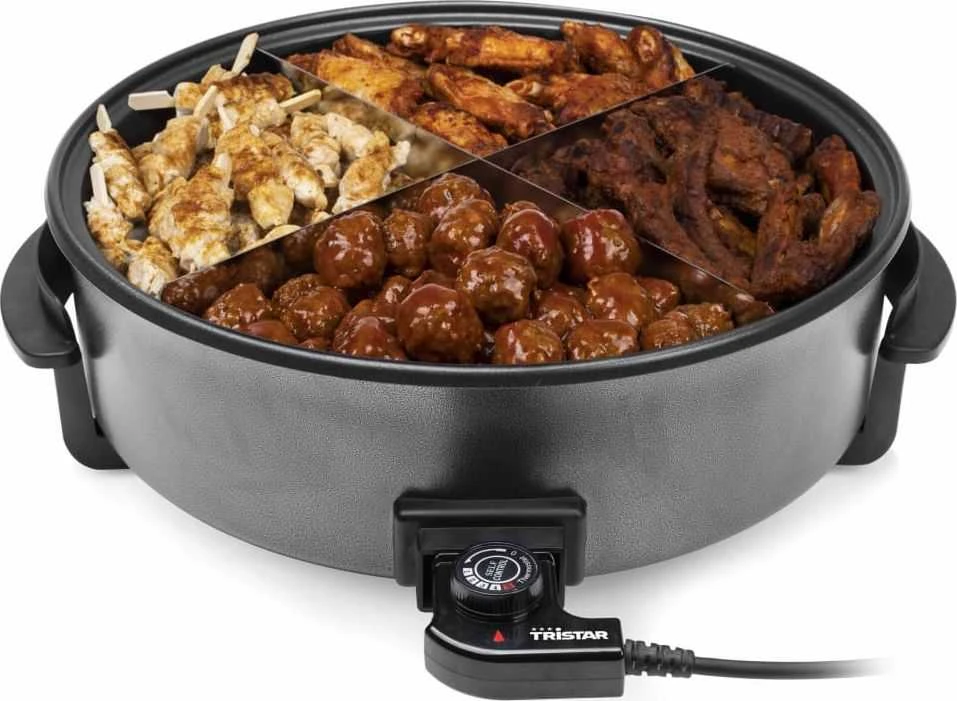 Tristar Multifunctional Grilis Pan XXL | PZ-9145 | Electric Grilis | 1500 W | Juodas