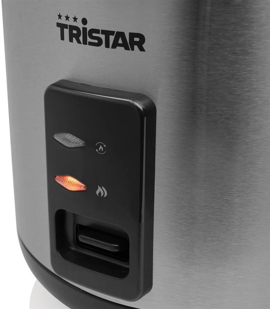 Tristar | Ryžių viryklė | RK-6147 | 500 W | 1,5 l | Programų skaičius: 1 | Sidabrinis