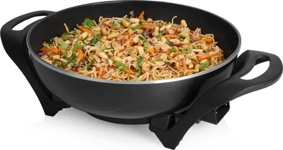 Tristar | Electric Wok | PZ-9130 | 1500 W | Nerūdijantis plienas | 4.5 L | Juodas