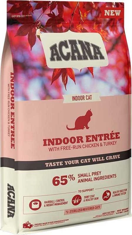 ACANA Indoor Entree Cat sausas maistas katėms 4,5kg
