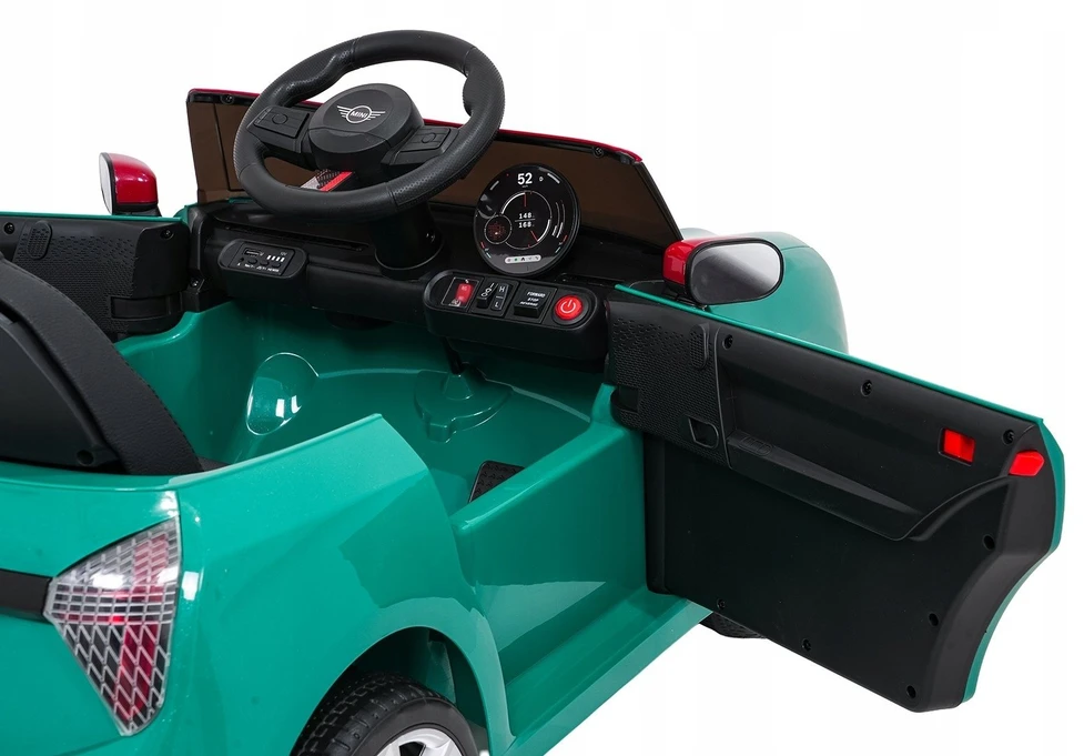Triton Vaikiškas Mini Cooper elektromobilis su 2x35W varikliais, 3 greičiai, 3-8 m