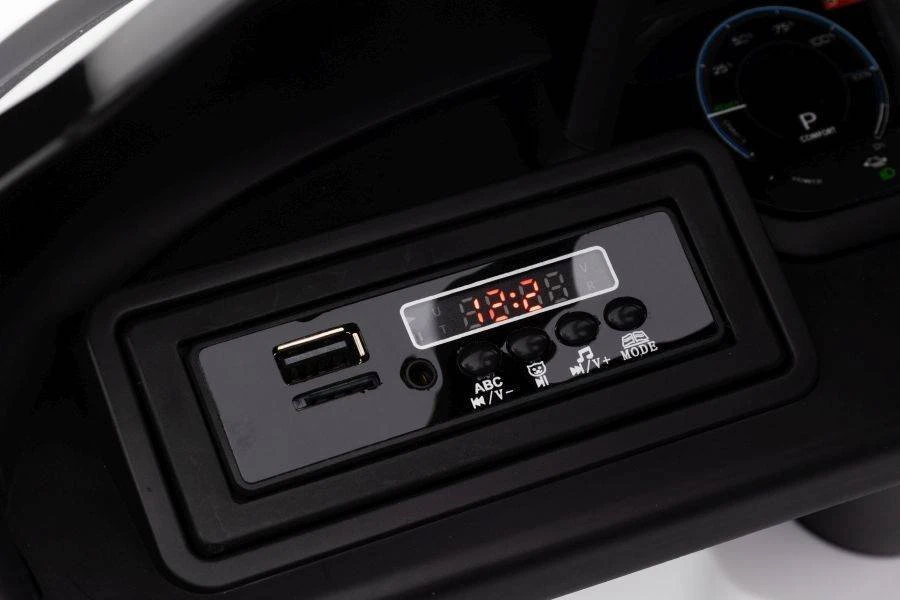 Lean Cars Vienvietis akumuliatorinis automobilis Audi E- Tron GT, baltas