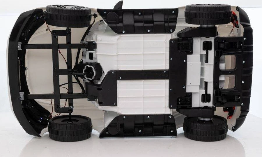 Lean Cars Vienvietis akumuliatorinis automobilis Audi E- Tron GT, baltas