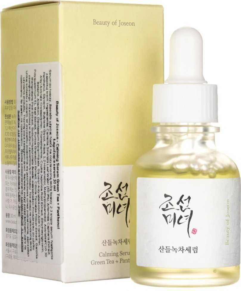 Beauty of Joseon Žalias Tea + Panthenol Skin Serum raminamasi veido serumas, 30 ml