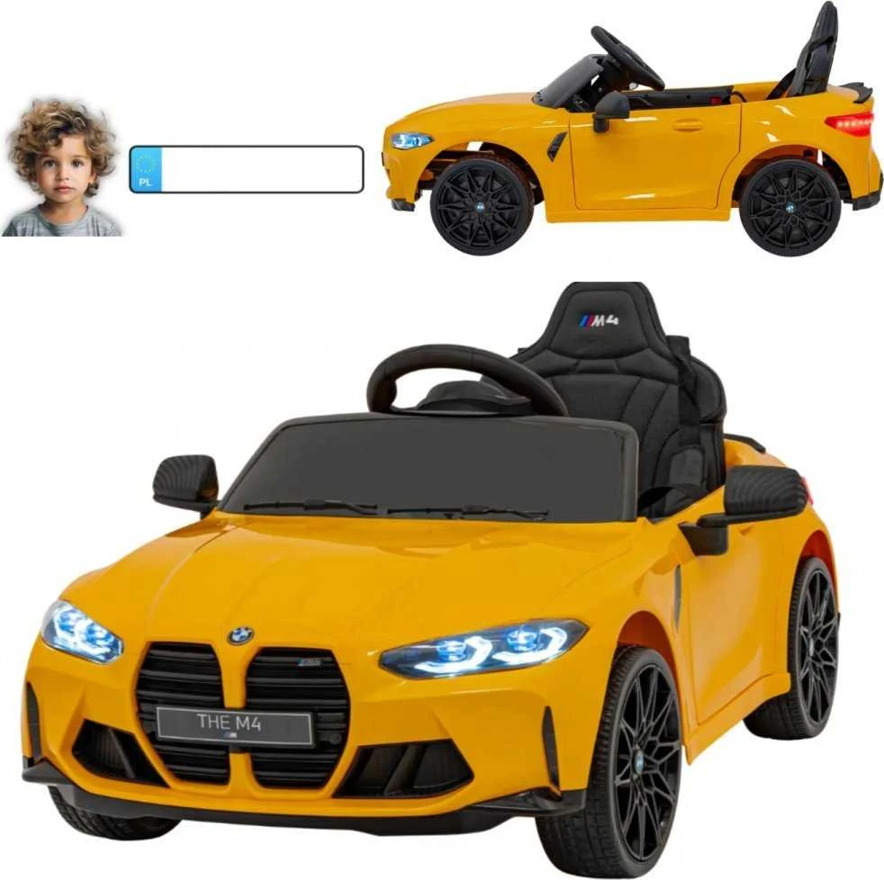 Triton Elektromobilis BMW M4, Geltona