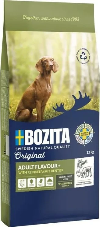 Triton BOZITA Original Adult Flavour+ elniena - sausas šunų ėdalas - 12 kg