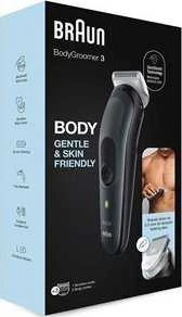 Braun | Body Groomer | BG3340 | Cordless and corded | Juodas/Pilkas