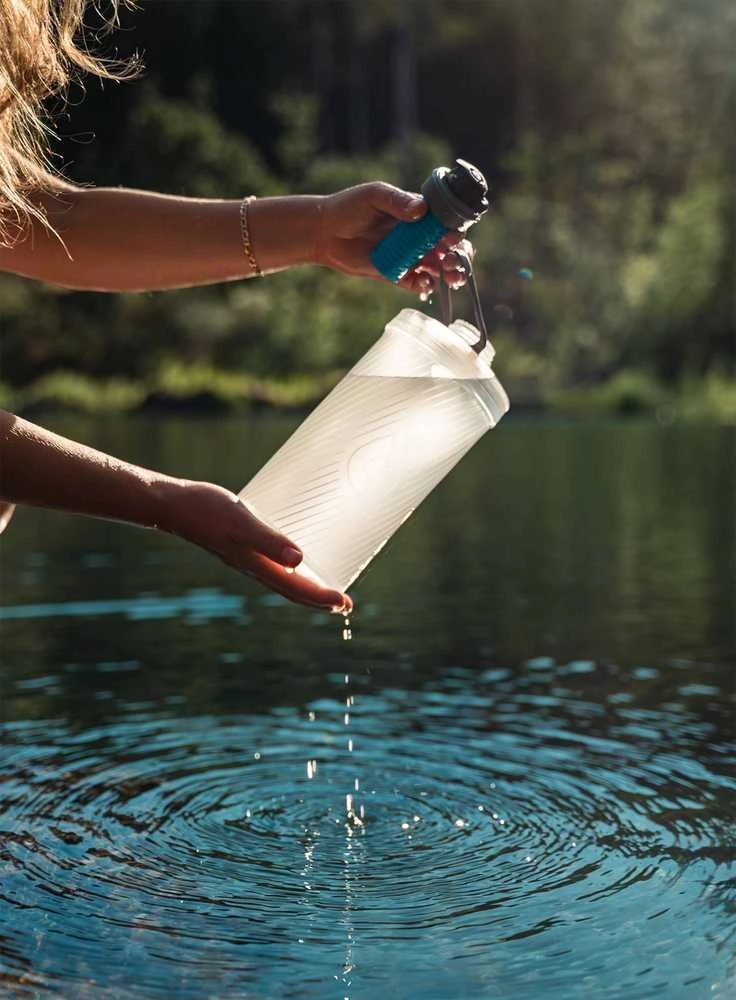 JAV Gertuvė su filtru HydraPak Flux +1.5L clear +filter