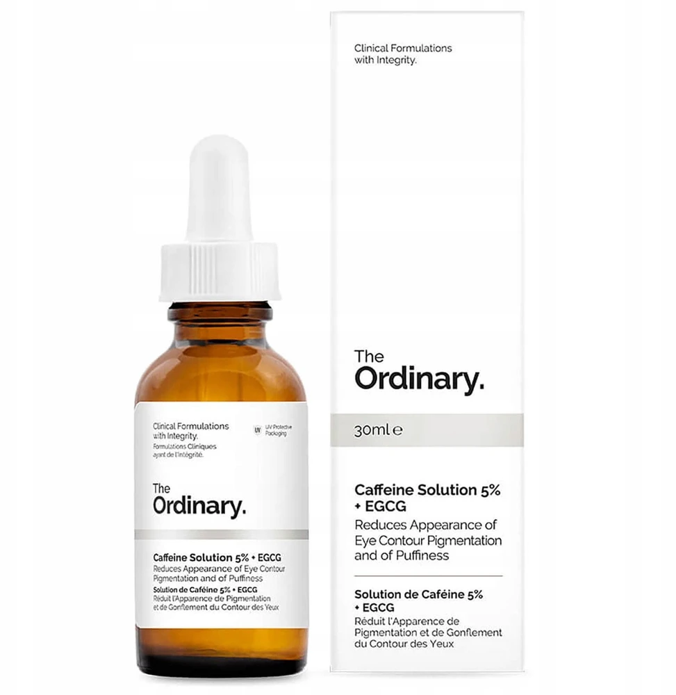 The Ordinary Caffeine Solution 5% + EGCG serumas paakiams, 30 ml