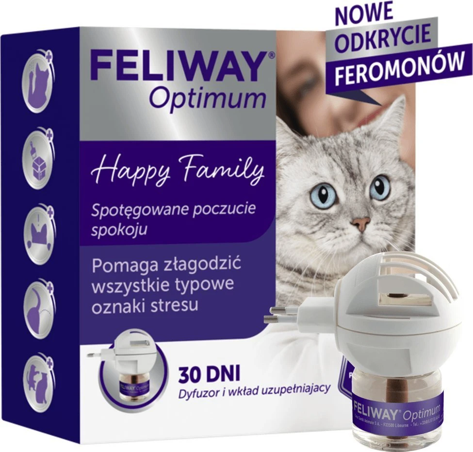 CEVA Feliway Optimum – difuzorius ir papildymas