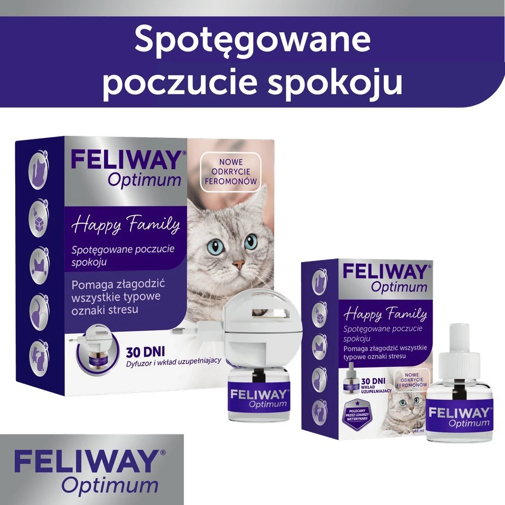 CEVA Feliway Optimum – difuzorius ir papildymas