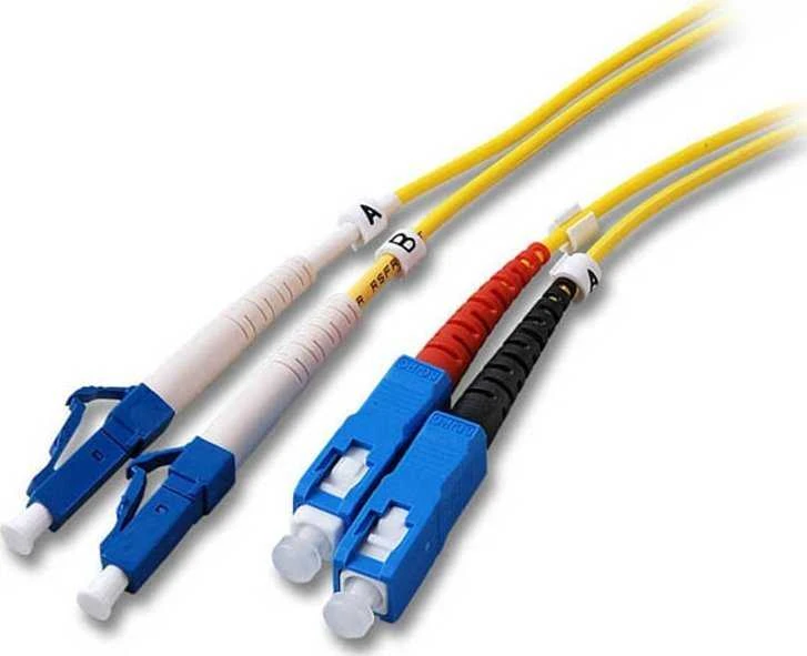 Triton EFB Elektronik O0360.2 optinis kabelis 2m LC SC OS2 Geltona