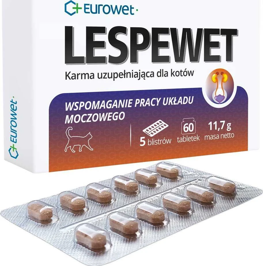 Lespewet papildai katėms su tablečių plokštele