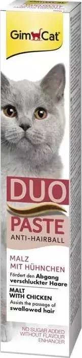 GMC GIMCAT Duo Paste Anti-Hairball su vištiena – skanėstas katei – 50g