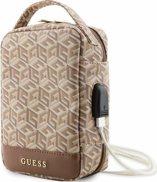 Guess krepšys GUHBHGCFSEW Organize rudos spalvos GCube Stripe