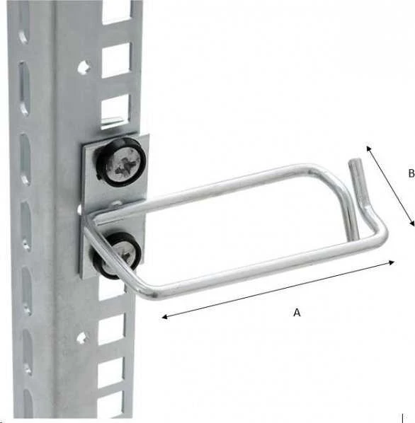 Triton Cable valdymo žiedai, vertikalus kabelio klojimas, priekinis kabelio įvadas, šoninis montavimas, Plotis 80 x Gylis 40 mm - RAX-D3-X48-X3