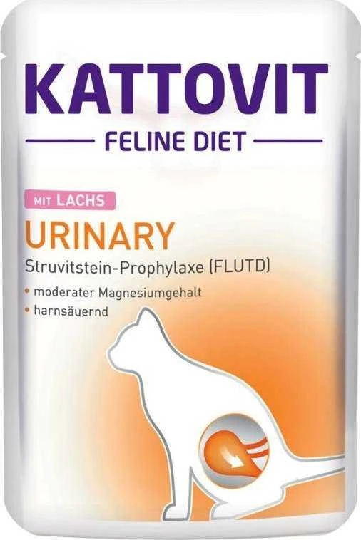 Drėgnas Kačių Maistas - Kattovit Feline Diet Urinary Lašiša