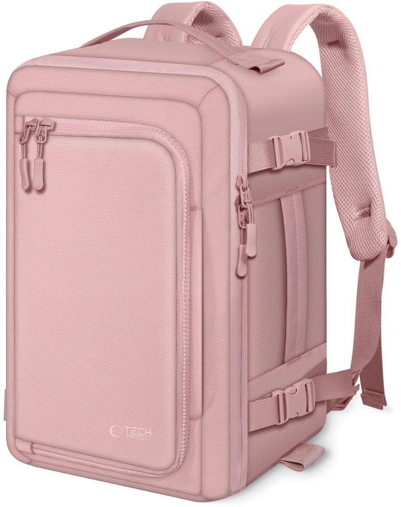 Tech-Protect Defender S50 Backpack for Ryanair & Wizzar, 20L Nešiojamas kompiuteris - Rožinė