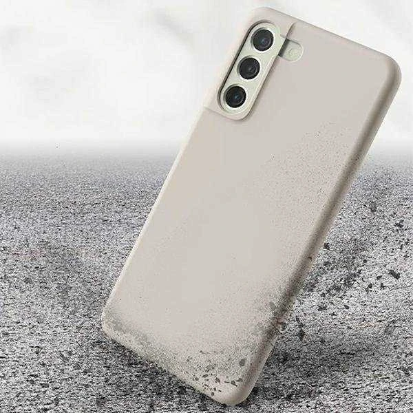 „Mercury“ silikoninis dėklas „Apple iPhone 15 Pro Max 6,7" (akmens spalvos)