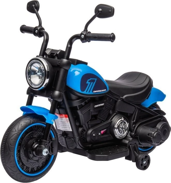 Triton Mėlyna Elektrinis motociklas Chopper FASTER, Mėlyna