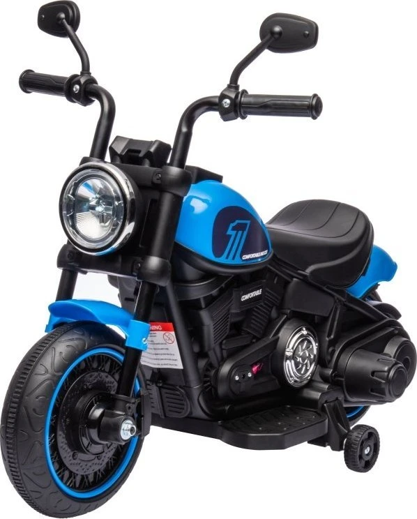 Triton Mėlyna Elektrinis motociklas Chopper FASTER, Mėlyna