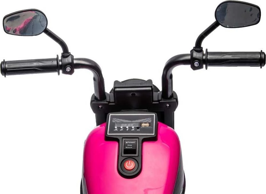 Triton Rožinė Elektrinis motociklas Chopper FASTER, Rožinė
