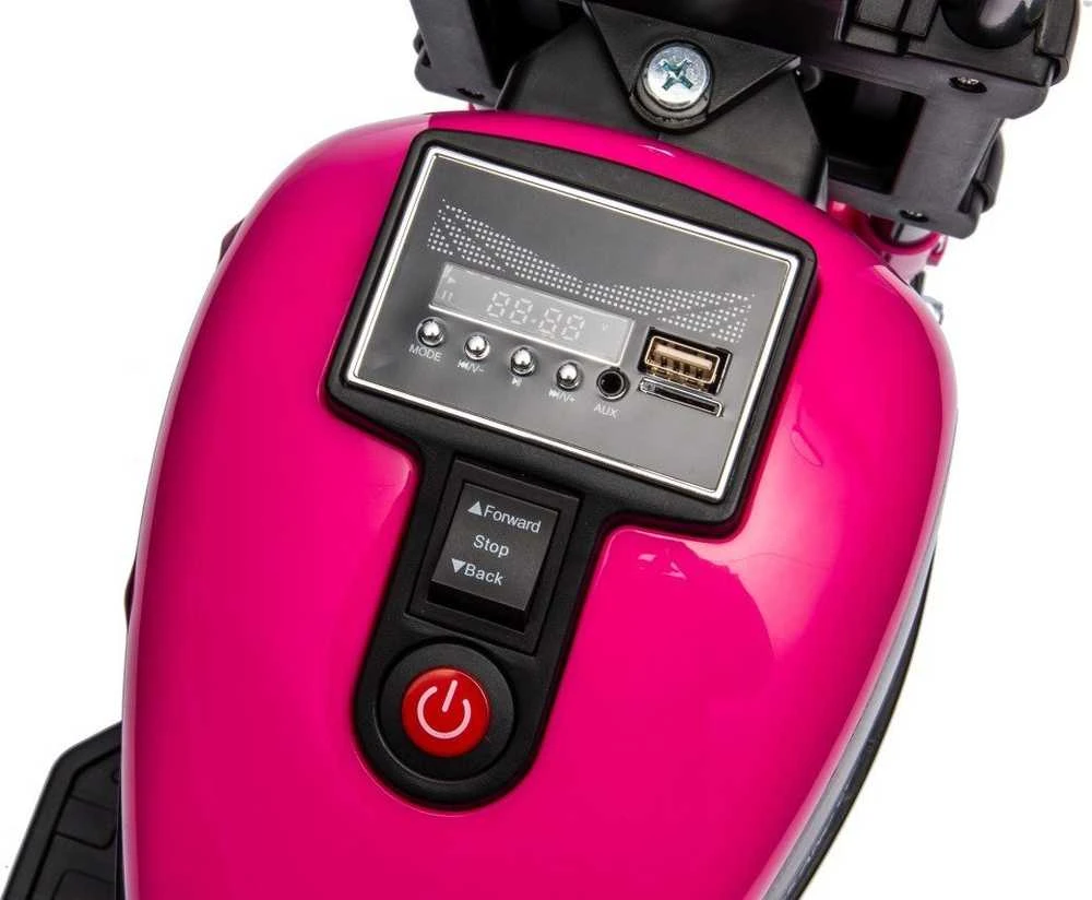 Triton Rožinė Elektrinis motociklas Chopper FASTER, Rožinė