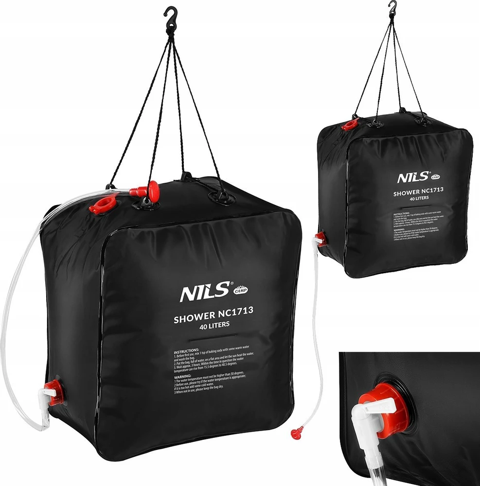 NC1713 PORTABLE SHOWER 40L NILS CAMP