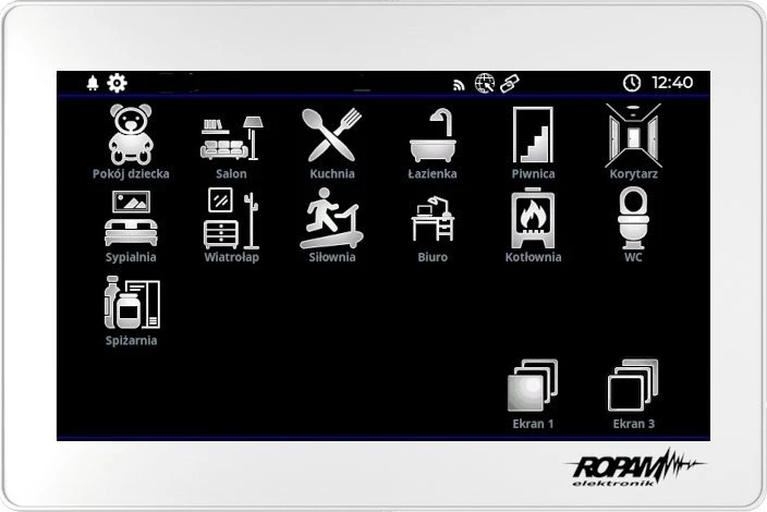 Ropam Elektronik Sc ROPAM TPR-7W lietimui jautrus skydelis