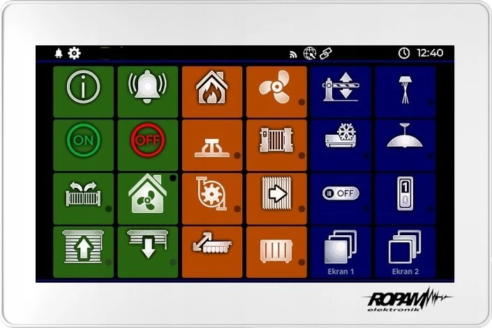 Ropam Elektronik Sc ROPAM TPR-7W lietimui jautrus skydelis