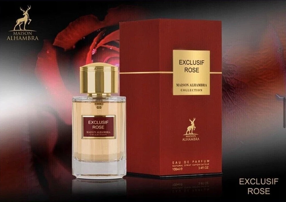 Maison Alhambra Exclusif Rose EDP parfumuotas vanduo moterims, 100 ml