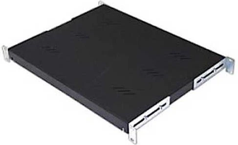Triton 19" 1U perforuota lentyna, D750mm, maks. 80kg, šviesiai pilka