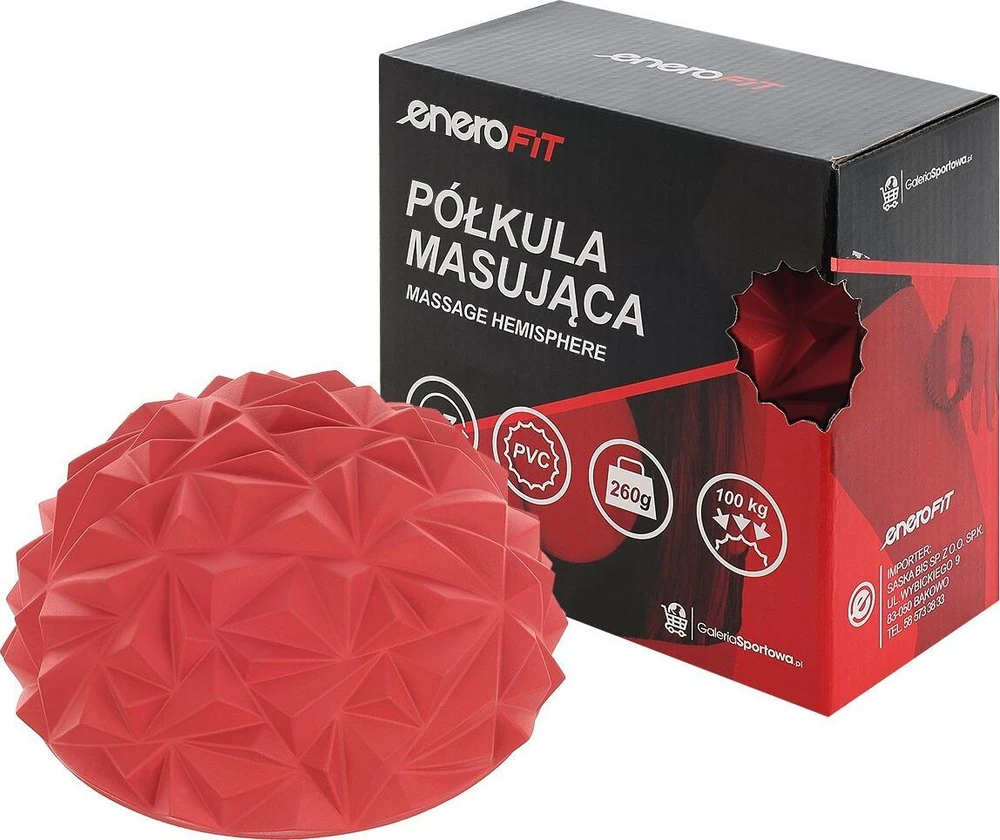 Sensorinė masažo puslankis raudonas Enero Fit